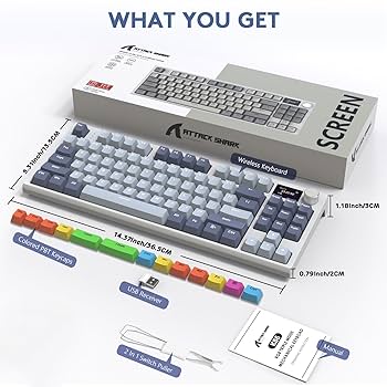 s_.k86ページ Amazon.com: ATTACK SHARK K86 Wireless Mechanical Keyboard